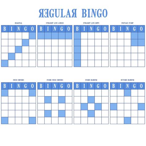 Bingo Pattern Examples - 13 Free PDF Printables | Printablee | Bingo ...