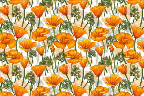 California Poppies 3 Wallpaper | Happywall