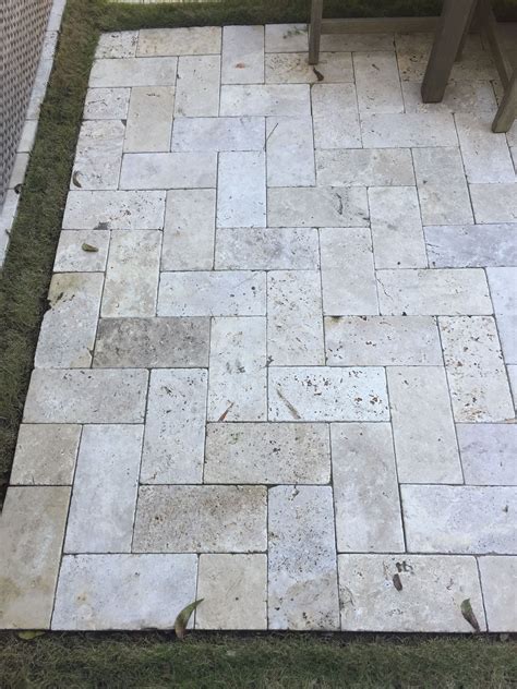 Nice travertine patio material | Travertine patio, Patio flooring, Paver patio