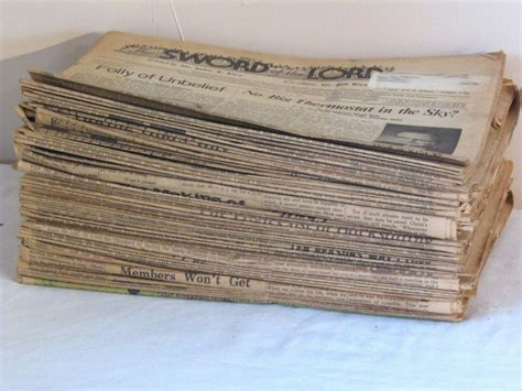 Vintage Sword Of The Lord Newspaper Lot 1976 1977 70s Christian News | #3782270361