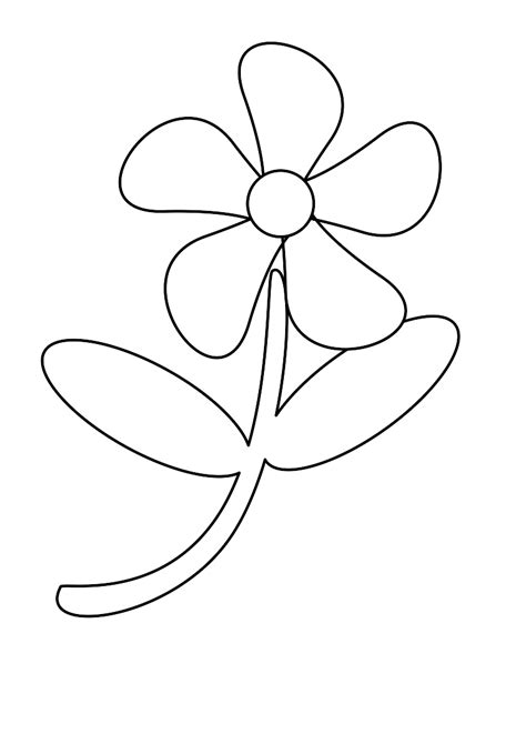 Black White Flower Clip Art - Vector Clip Art Online, Royalty Free ...