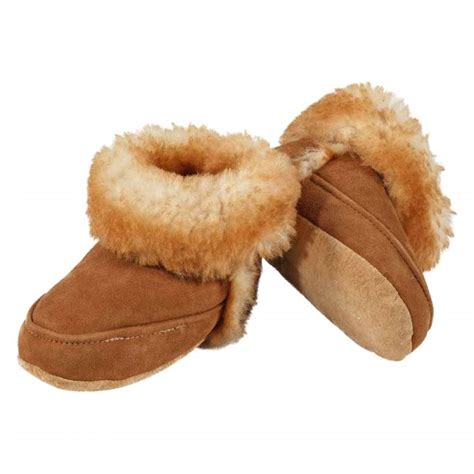 US Sheepskin® 9378W10 - US 10 / EU 40.5 Women's Sheepskin Cabin Bootie Slippers - RECREATIONiD.com