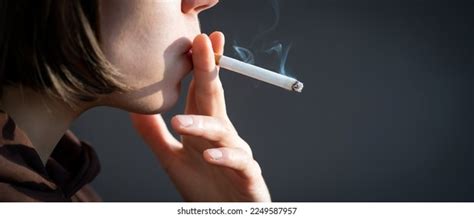 Young Beauty Girl Smoking Woman Stressed Stock Photo 2249587957 | Shutterstock