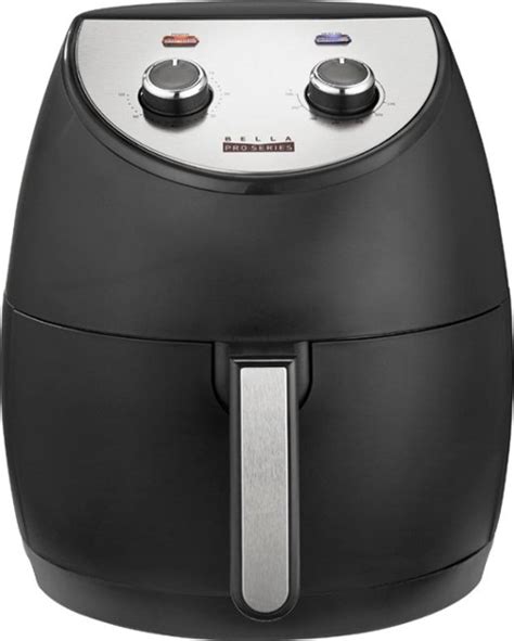 Bella Pro Series - 4.2-qt. Analog Air Fryer - Black Matte $29.99