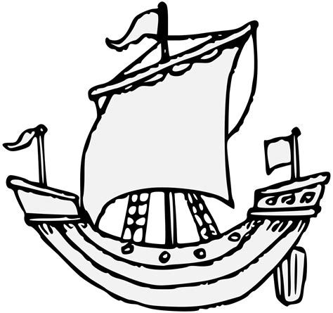 Pirate Ship Drawing For Kids | Free download on ClipArtMag