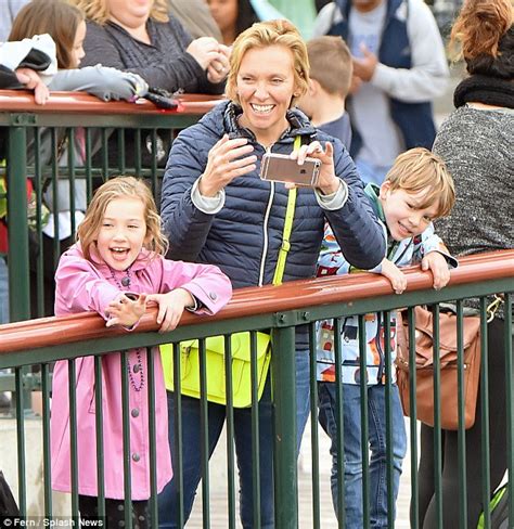 Toni Collette and Dave Galafassi take son Arlo and daughter Sage to Disneyland | Daily Mail Online