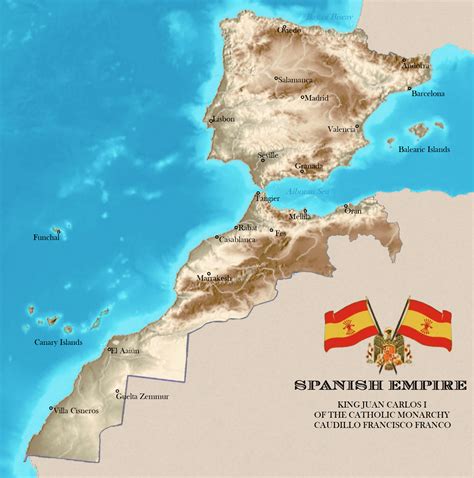 Francoist Spanish Empire: post Axis victory scenario : imaginarymaps