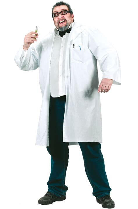 Mad Scientist Lab Coat Plus Size Costume - PureCostumes.com