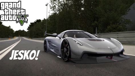 GTA 5 Koenigsegg Jesko Mod Realistic Topspeed 447Km/hr 278MPH Build||Le Mans Circuit Mod|| - YouTube