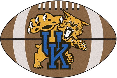 NCAA Football Mascot Kentucky University 1'6"x 1'10" Rug - Rooms To Go