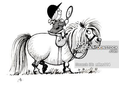 Fat Horse Cartoon