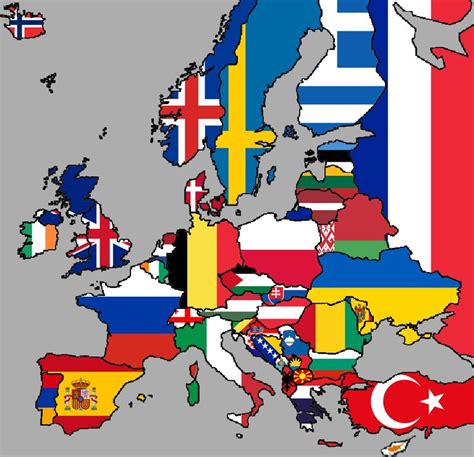 Flag Map Minefield: Europe Quiz