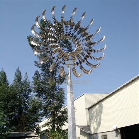 Stainless Steel Garden Wind Spinner Kinetic Sculpture