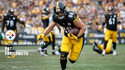 HIGHLIGHTS: Pat Freiermuth's Top Plays of 2022 | Pittsburgh Steelers ...