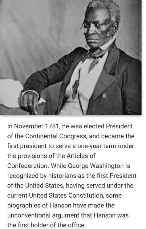 John Hanson | American history facts, John hanson, Black history facts