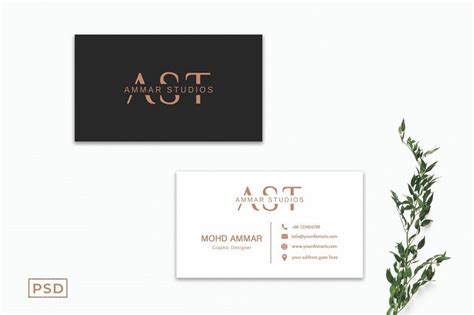 25 Minimalist Business Card Templates that are Still Stylish and ...