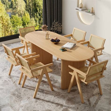 Loon Peak® Jamayne 5 - Piece Solid Wood Double Pedestal Dining Set | Wayfair