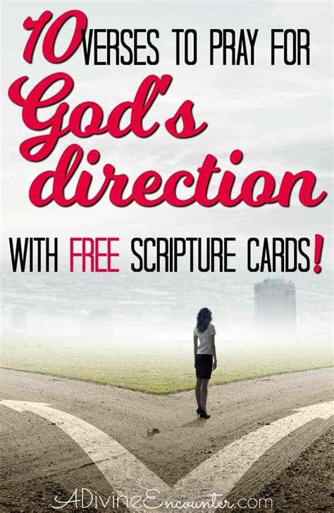 Prayer for God's Direction Using Scripture for Guidance in 2020 | Gods ...