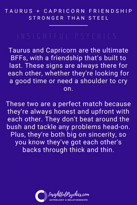 Capricorn and Taurus Compatibility: Sex, Love, and Friendship