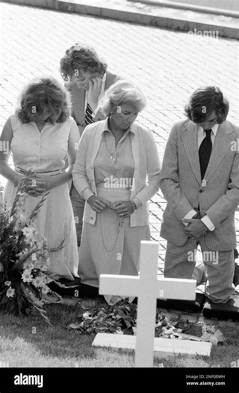 Ethel Kennedy, widow of Robert F. Kennedy, and some of their children ...