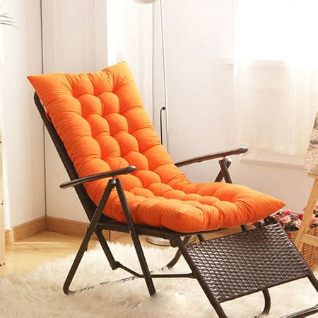 Indoor Recliner Cushion High Seat Back Chair Cushion Outdoor Patio Chair Mat Thick Padded Chaise ...