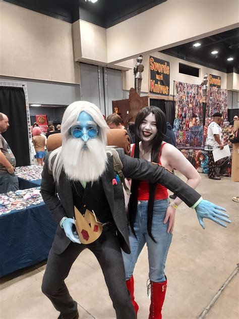 My fiance was Marceline for Comic Con, we ran into the coolest, pun ...