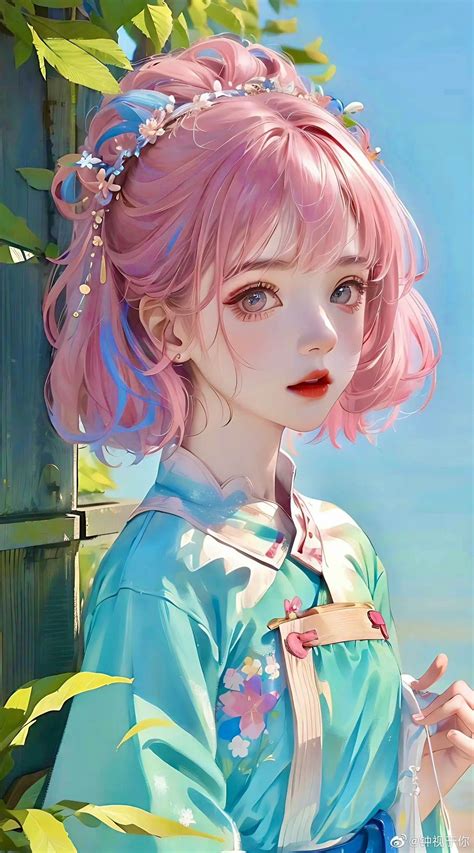 Anime Fantasy, Fantasy Art, Pink Hair Anime, Walpapers Cute, Realistic Cartoons, Doraemon ...