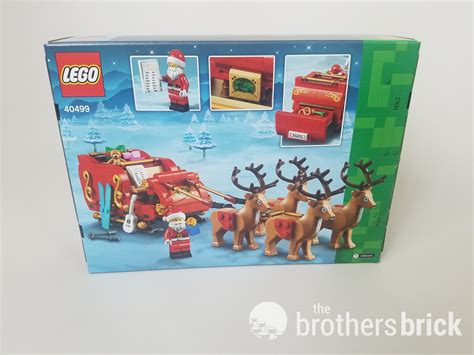 LEGO Seasonal Christmas 40499 Santa's Sleigh - TBB Review - S93EG04 - The Brothers Brick | The ...