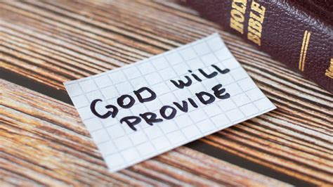 God Will Provide All Your Needs