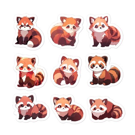 Red Panda Stickers Red Panda Art Red Panda Design - Etsy