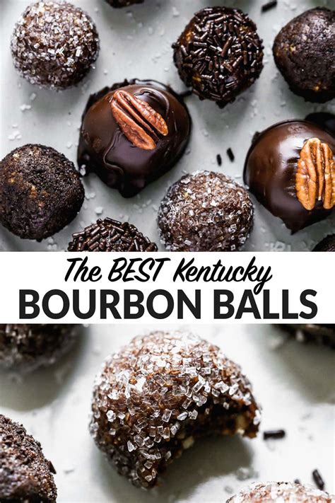 How to make easy Old Fashioned Kentucky Bourbon Balls. Boozy pecans, ginger snap, and chocolate ...