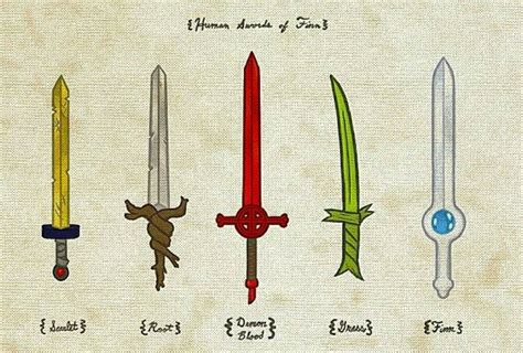 Finn's Swords. | Adventure time tattoo, Adventure time, Adventure time ...