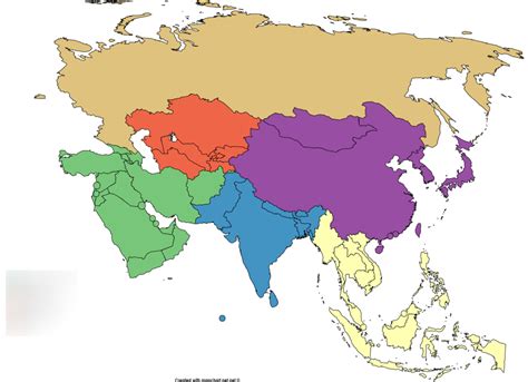 Asia And Its Regions