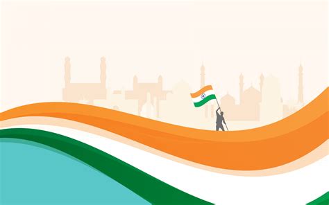 Indian Flag Wallpaper 4K, Independence Day, India