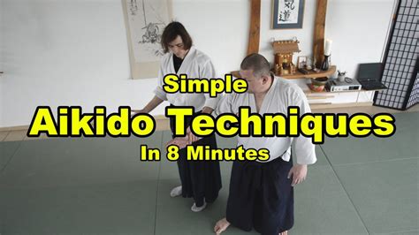 [Aikido Techniques] Simple Aikido Techniques - YouTube