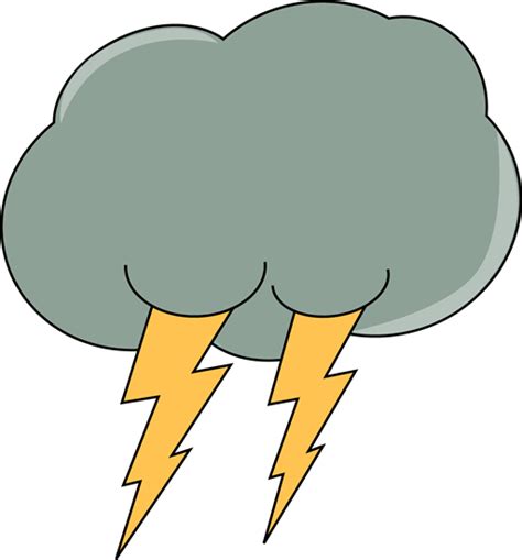 Lightning Cloud Cartoon - ClipArt Best