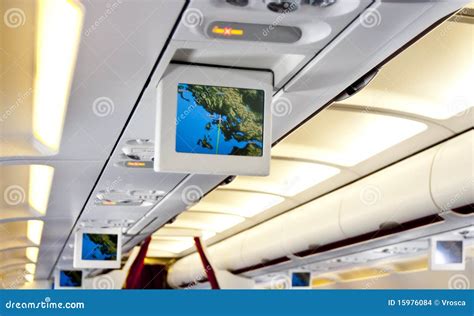 Commercial Aircraft Interior Stock Photo - Image of class, airline: 15976084