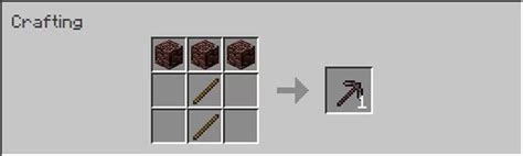 craftable netherite pickaxe Minecraft Data Pack