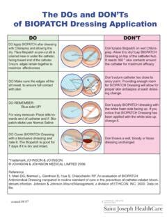 The DOs and DON’Ts of BIOPATCH Dressing Application | Biopatch | PDF4PRO