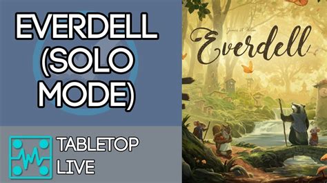 Tabletop Live: Everdell Solo Mode - Boardgame Stories