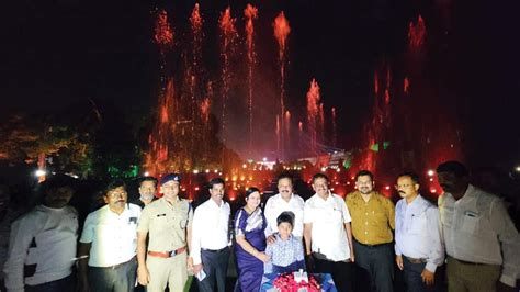 Brindavan Gardens musical fountain inaugurated - Star of Mysore