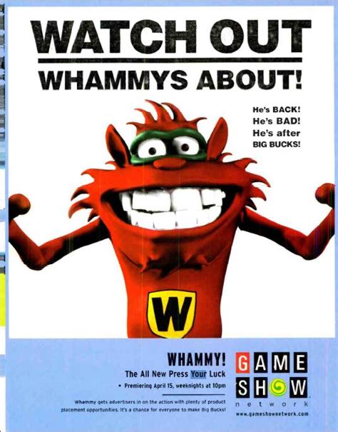 Image - Whammy! GSN ad.jpg | Game Shows Wiki | Fandom powered by Wikia