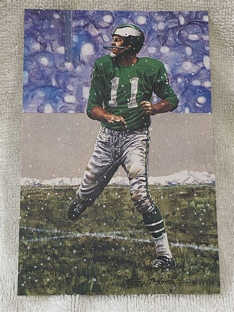 NORM VAN BROCKLIN RAMS EAGLES GOAL LINE ART SERIES 4 UNSIGNED CARD 119 GLA | eBay