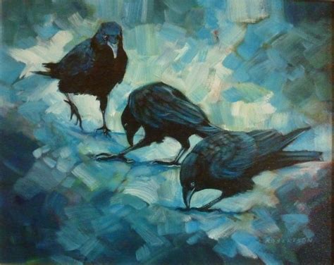 Janice Robertson | Crow art, Raven art, Bird art