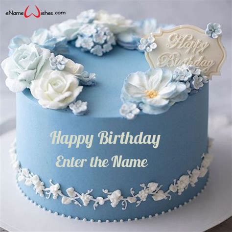 Happy Birthday Name Generator Cake - eNameWishes | Birthday cake write name, Birthday cake ...