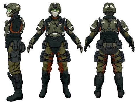 UNSC Marine Infantry - Characters & Art - Halo 4 | Halo armor, Armor concept, Halo 4