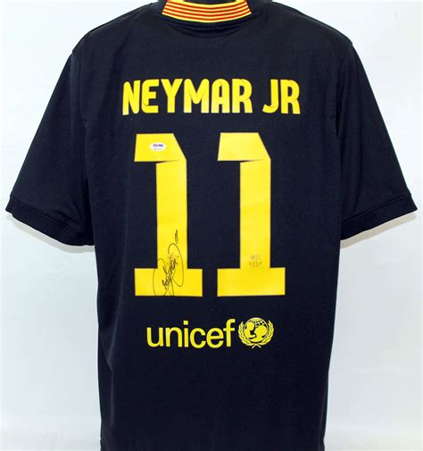 Neymar Jr Autographed Barcelona CBF Jersey PSA/DNA LOA | eBay