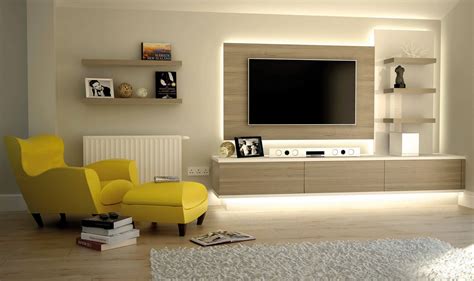 Top 10 Beautiful Living Room Design With Television – ROOMY | Bedroom tv unit design, Living ...
