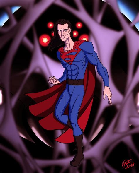 Nicolas Cage Superman Concept Art