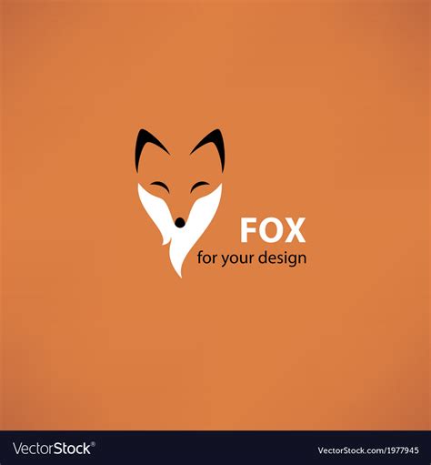 Fox head Royalty Free Vector Image - VectorStock